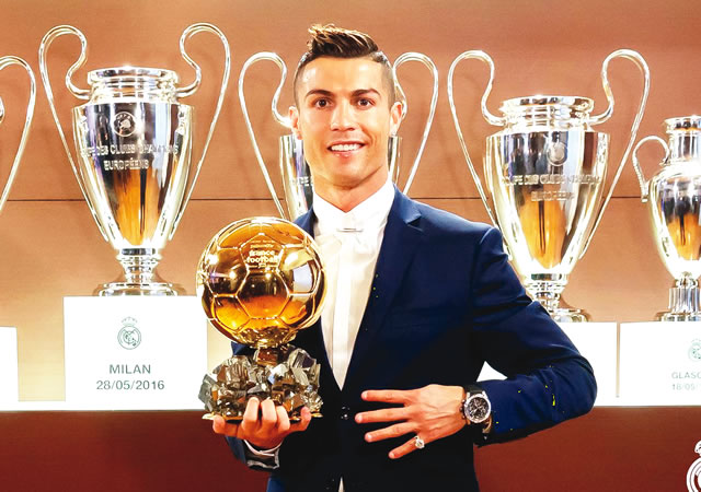 Ronaldo wins fourth Ballon d’Or award