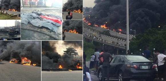 Many feared dead as tanker explodes in Lagos