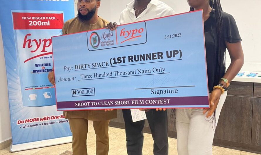 Hypo Homecare Ltd’s Exciting Partnership Elevates the Clean to Shoot Season 2 at Abuja International Film Festival